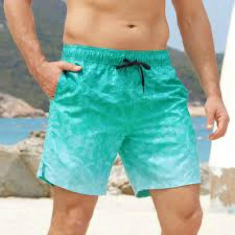 Cozople Mens Swimming Trunks with Compression Liner Swim Shorts 8 inch.  Size XL